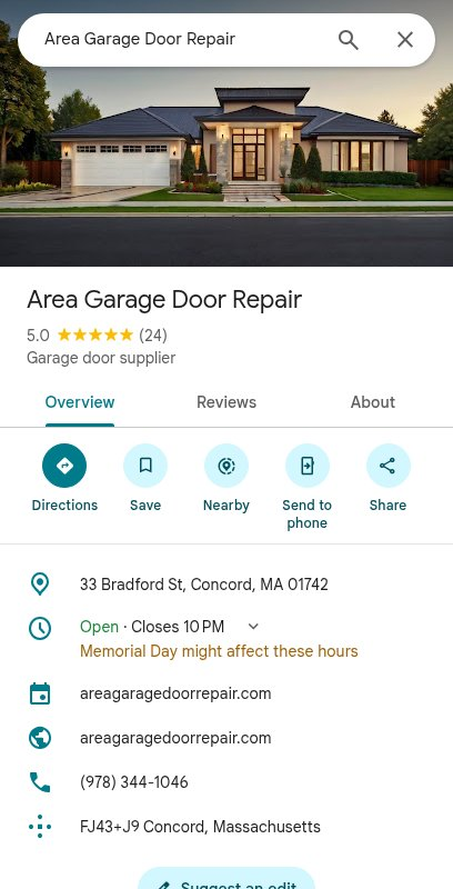 Garage Door Repair — Acton