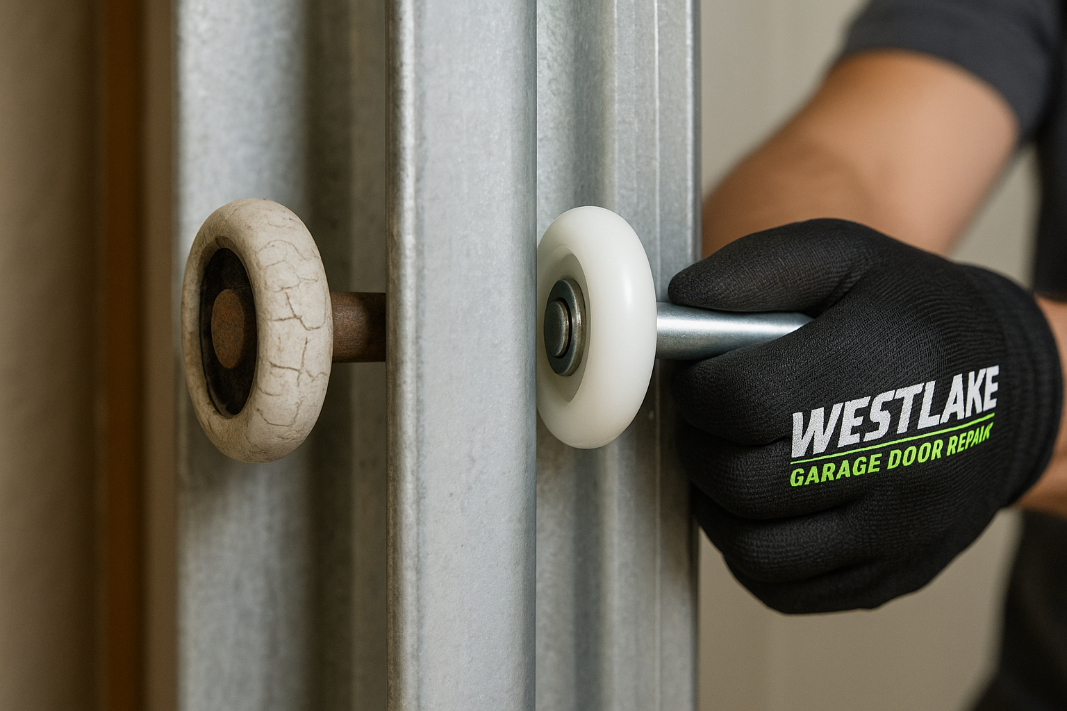 Garage Door Roller Replacement in Concord