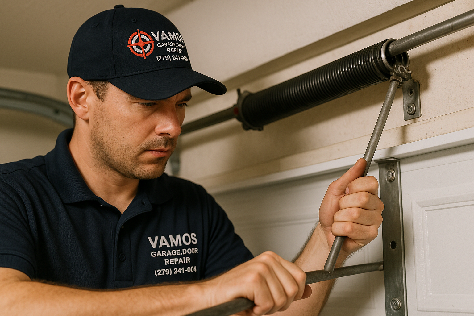 Garage Door Spring Repair in Concord