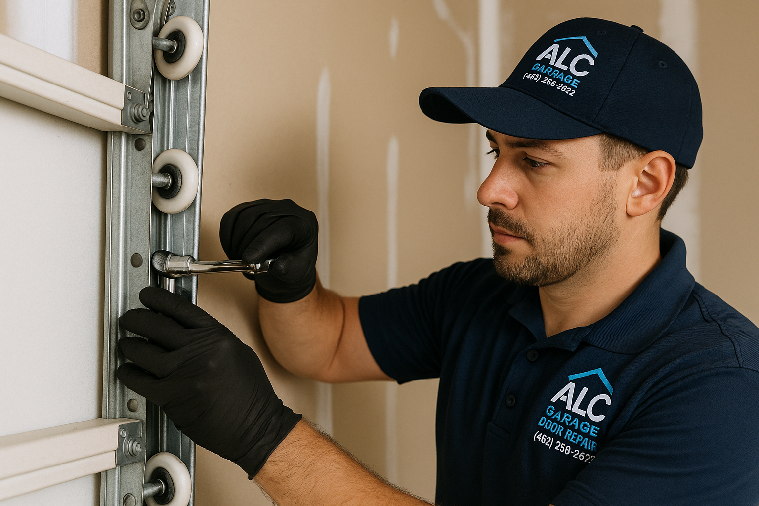 Garage Door Track Repair in Concord